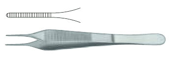 Пiнцет анатомiчний Мiкро-Адсона 120 мм Surgimax 05-916-12